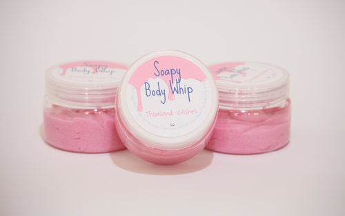 Our Soapy Body Whip (whipped soap) will leave your skin feel clean, silky smooth an smelling divine.  Use on your arms, legs and belly to wash away the day or leave you smelling fantastic all day long.  A little goes a long long way .... 